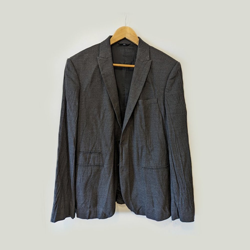 NEIL BARRETT - Wrinkled fitted jacket - Sz 50